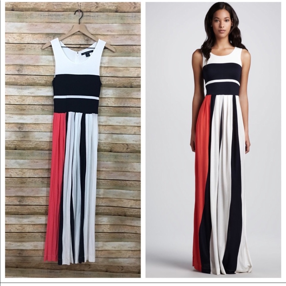 French Connection Medina Stripe Maxi Dress